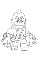 Brawl Stars kleurplaat 50